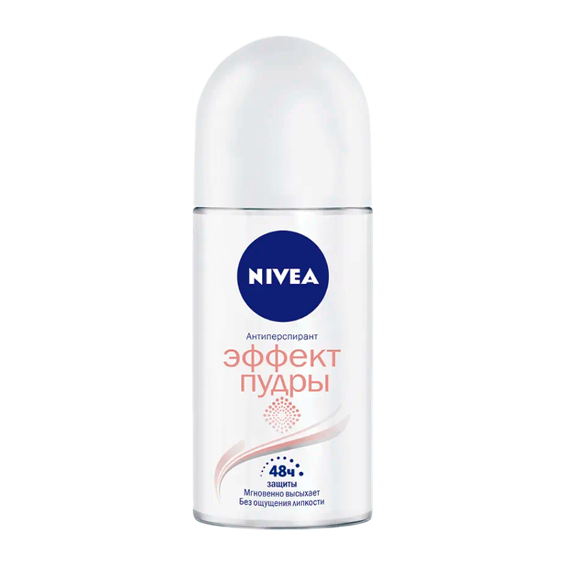 Дезодорант женский Nivea эффект пудры Deo роликовый 50мл (1/3)