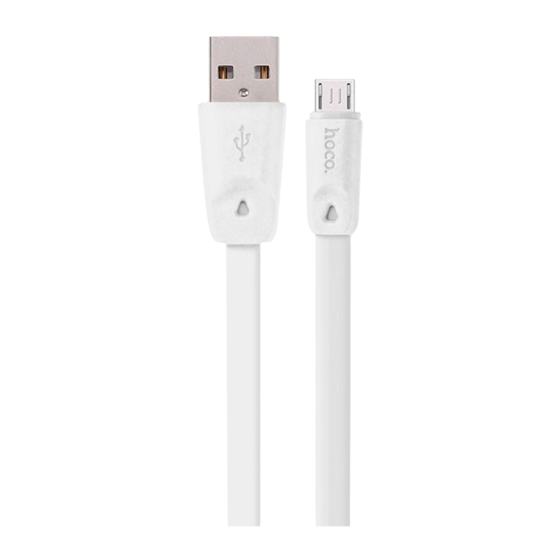 Кабель HOCO X9 USB (m)-microUSB (m) 1.0м 2.0A силикон белый (1/30/300)