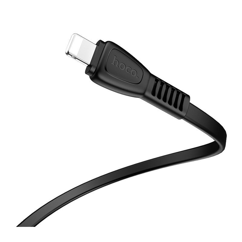 Кабель HOCO X40 USB (m)-Lightning (m) 1.0м 2.4A TPE черный (1/33/330)
