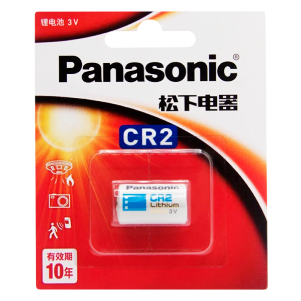 Батарейка Panasonic CR2 BL1 Lithium 3V CN (Китай) (1/10/100)