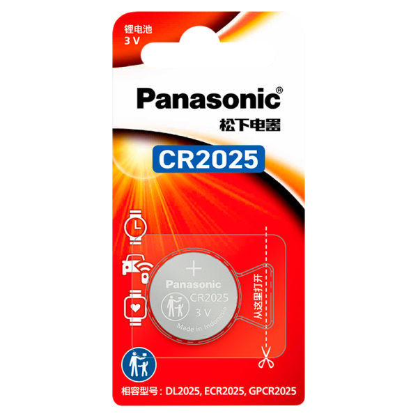 Батарейка Panasonic Power Cells CR2025 BL1 Lithium 3V CN (Китай) (1/5/200)