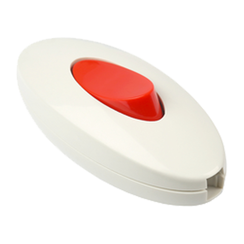 Выключатель Smartbuy проходной белый/красный 6А 250В (SBE-06-S05-wr)