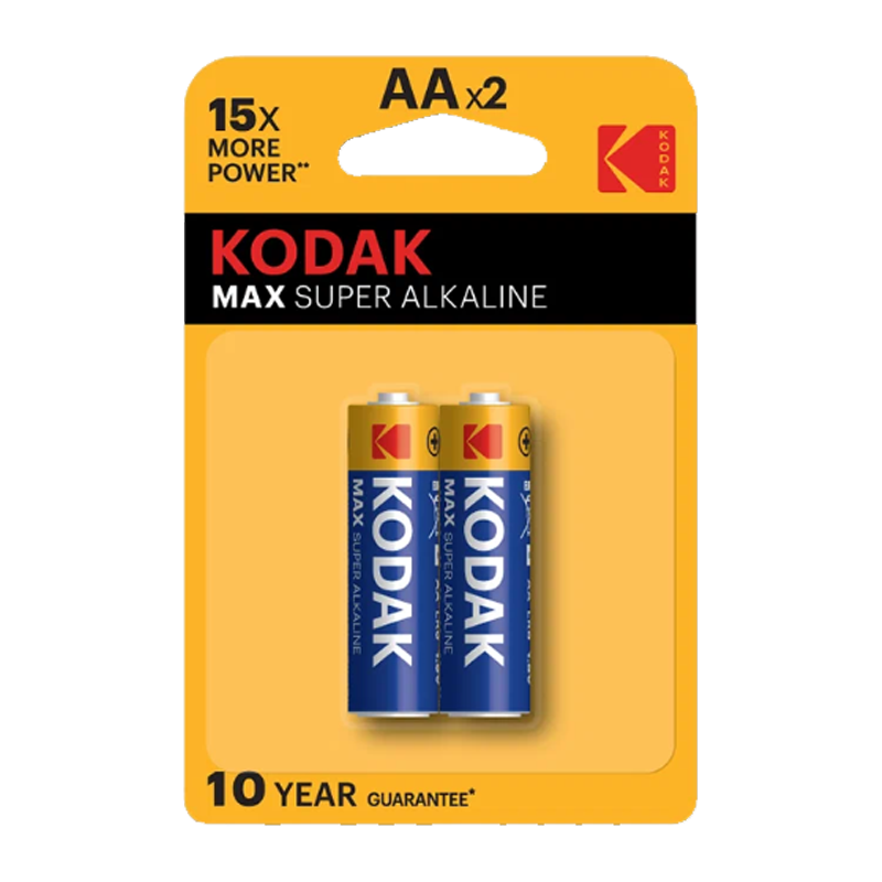 Батарейка Kodak MAX LR6 AA BL2 Alkaline 1.5V (2/40/200/13200)