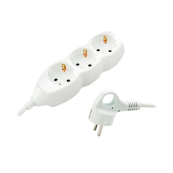 Удлинитель Старт S 3р.С/З 10A 5.0м ПВС 3x0.75мм² IP20 белый (1/20)