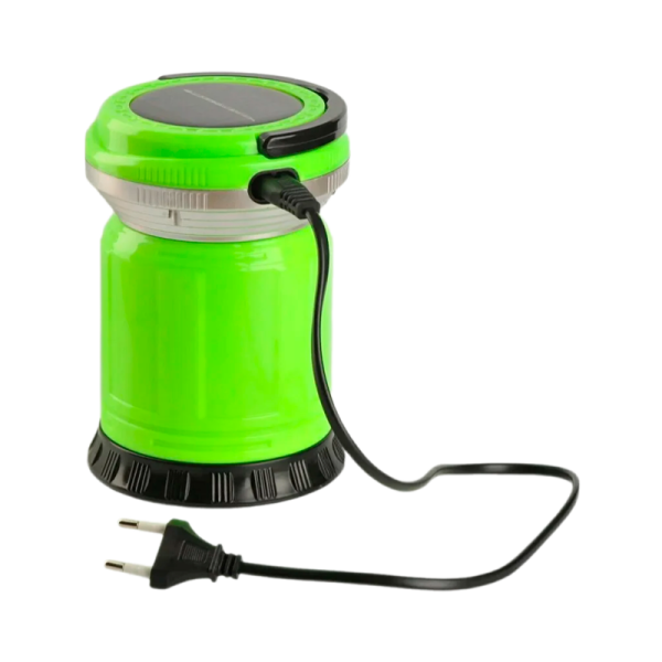 Фонарь туристический Облик 6014 15LED от аккумулятора зеленый