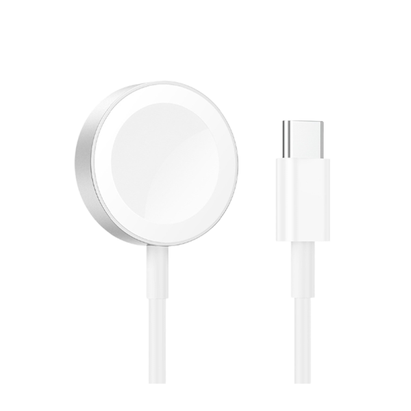 Беспроводное З/У Borofone BQ21 для Apple Watch 0.35A белый (1/31/186)