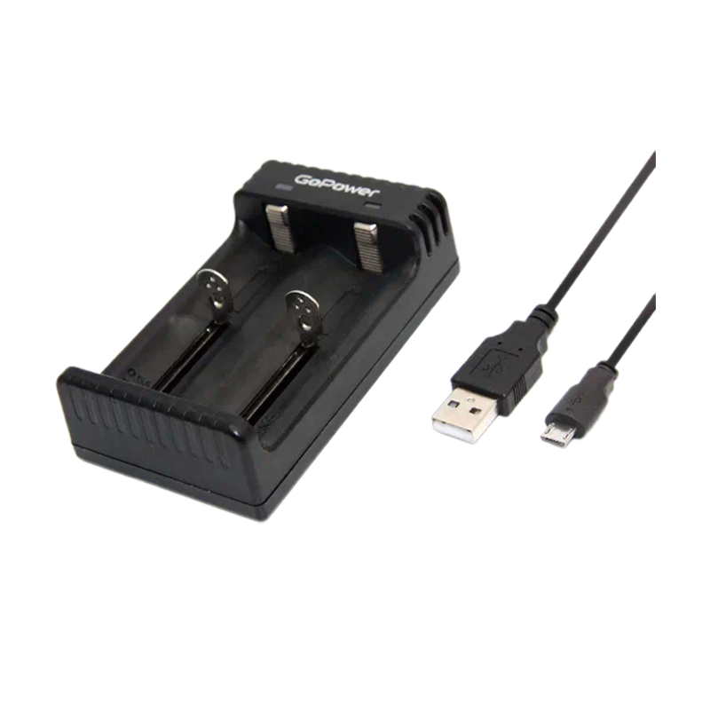 З/У для аккумуляторов GoPower LiCharger 4 Ni-MH/Ni-Cd/Li-ion/IMR 2 слота (1/100)