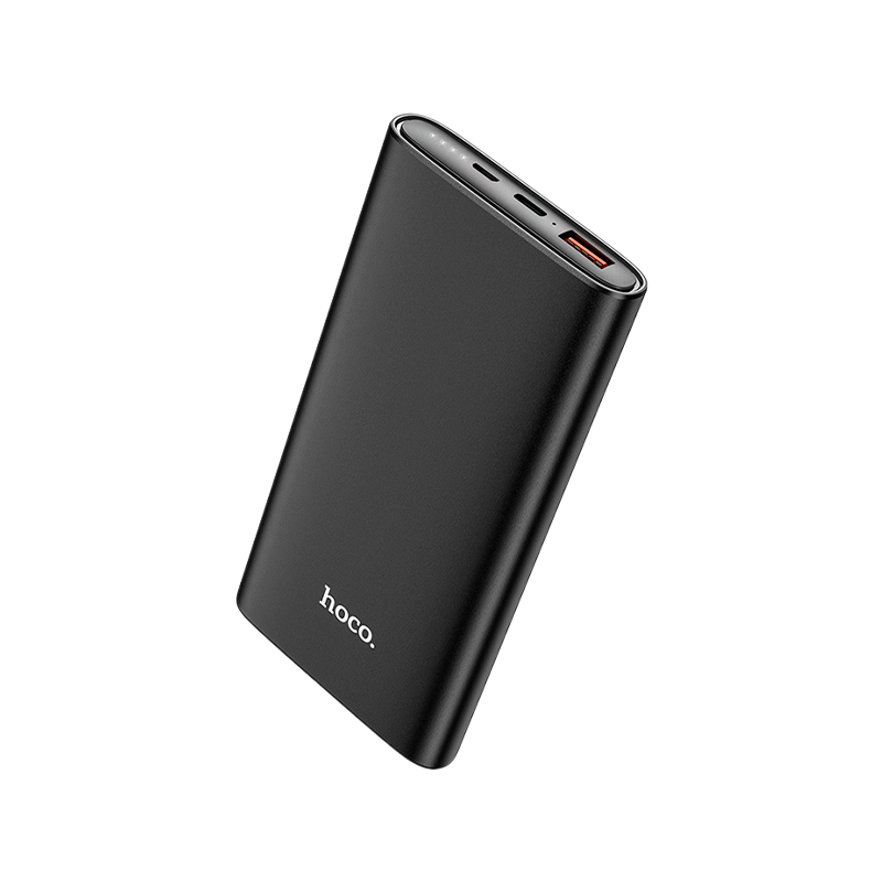 Внешний аккумулятор HOCO J83 10000mAh 3.0A 1USB/Type-C QC3.0 черный (1/24)