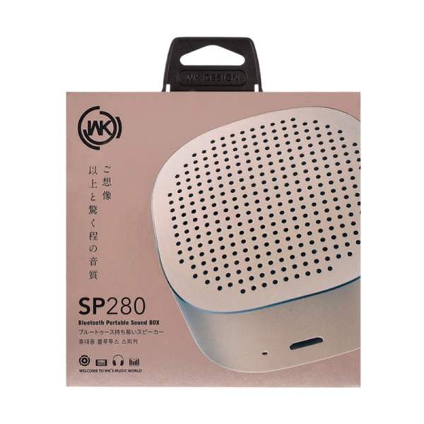 Портативная Bluetooth колонка WK SP-280&nbsp;&nbsp;Серебро