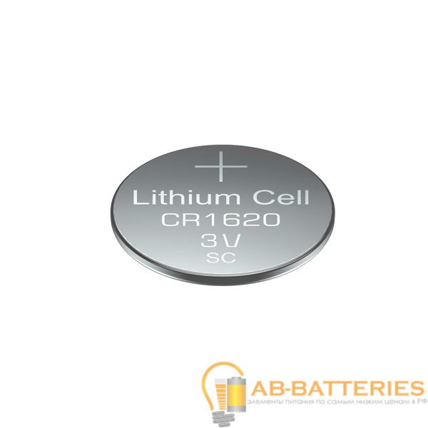 Батарейка ROBITON PROFI R-CR1620-BL1, CR1620 BL1 (1/40/1800)