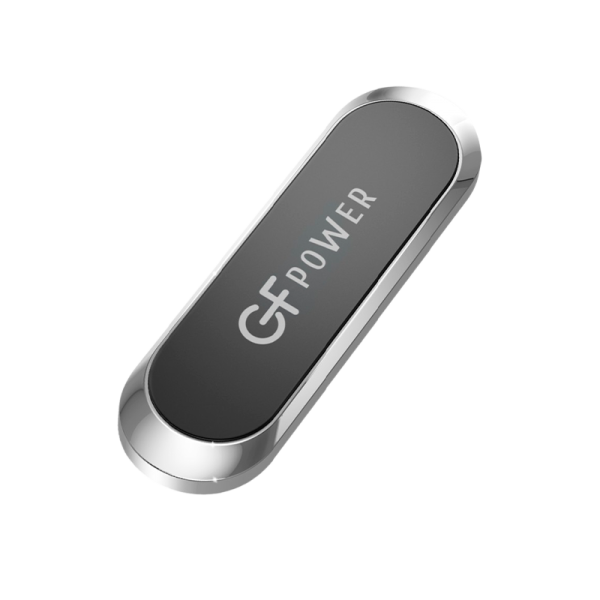 Держатель автомобильный GFPower CH-03 клеевая основа магнит серебряный (1/400)