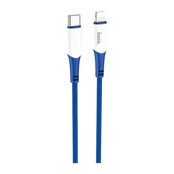 Кабель HOCO X70 Lightning (m)-Type-C (m) 1.0м 20W нейлон синий (1/31/310)