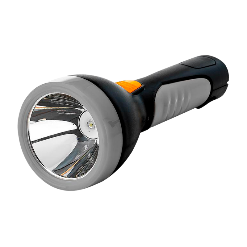 *Фонарь туристический Космос 7005 5W 7LED от аккумулятора прямая подзарядка серый (1/30/60) 