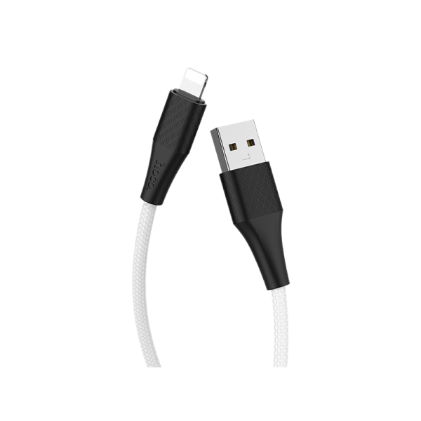 Кабель HOCO X32 USB (m)-Lightning (m) 1.0м 2.0A TPE белый (1/33/330)