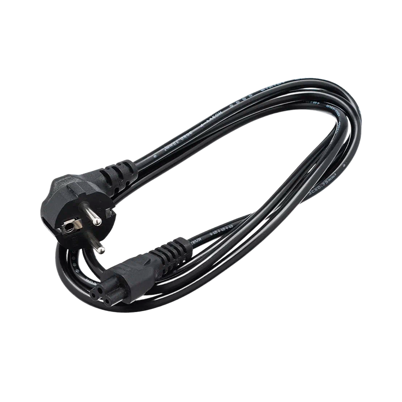 Кабель питания GoPower евровилка CEE 7/7-IEC 320 C5 1.8м ПВХ 0.75мм черный (1/10/160)