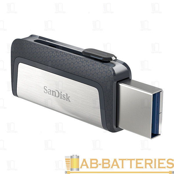 Флеш-накопитель SanDisk Ultra Dual DDC2 32GB USB3.1 Type-C (m) пластик серый