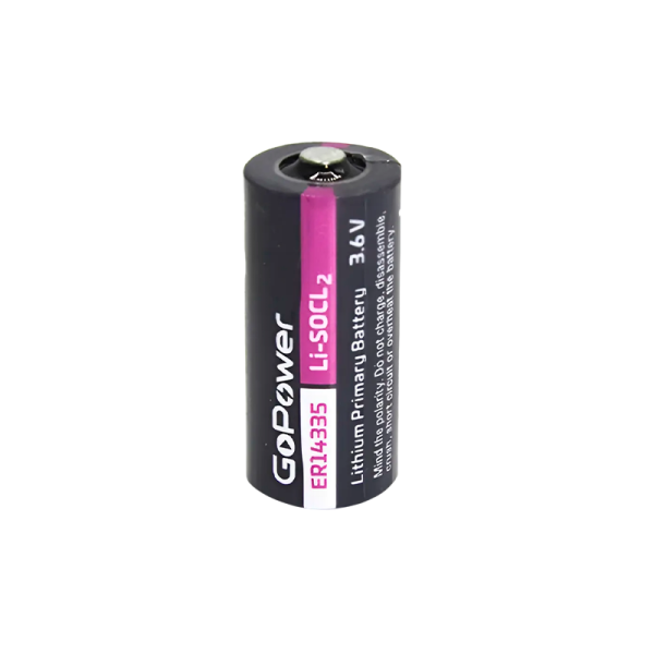 Батарейка GoPower ER14335 2/3AA PC1 Li-SOCl2 3.6V без выводов (1/10/500)