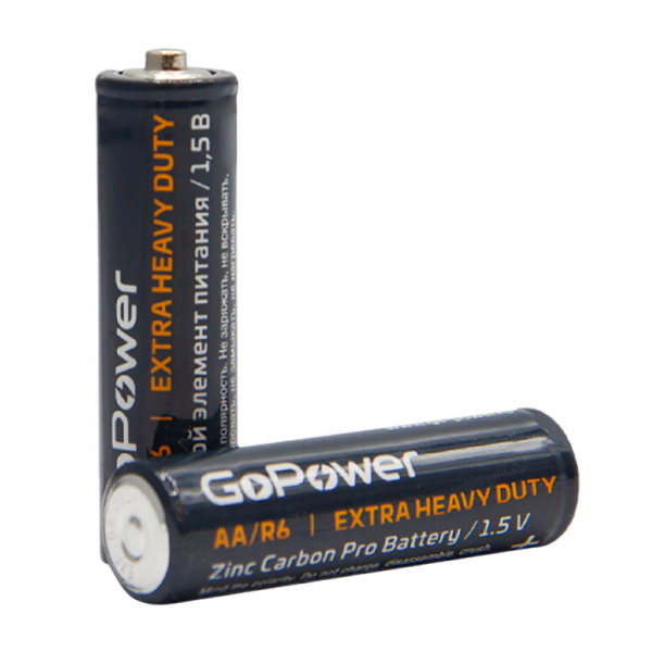Батарейка GoPower R6 AA BL4 Heavy Duty 1.5V (4/48/576)