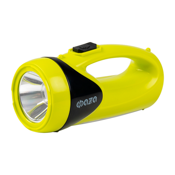 Фонарь туристический Фаzа AccuF8-L1W/L12 1W 1+12LED от аккумулятора зеленый (1/20)