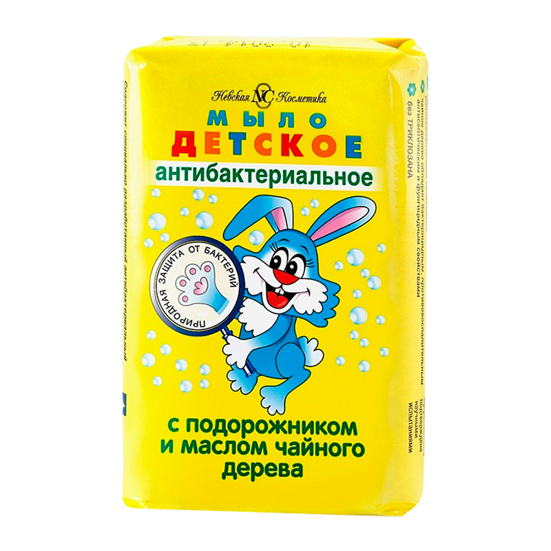 Мыло Невская Косметика Антибактериальное для детей 90 г 6шт (1/72)