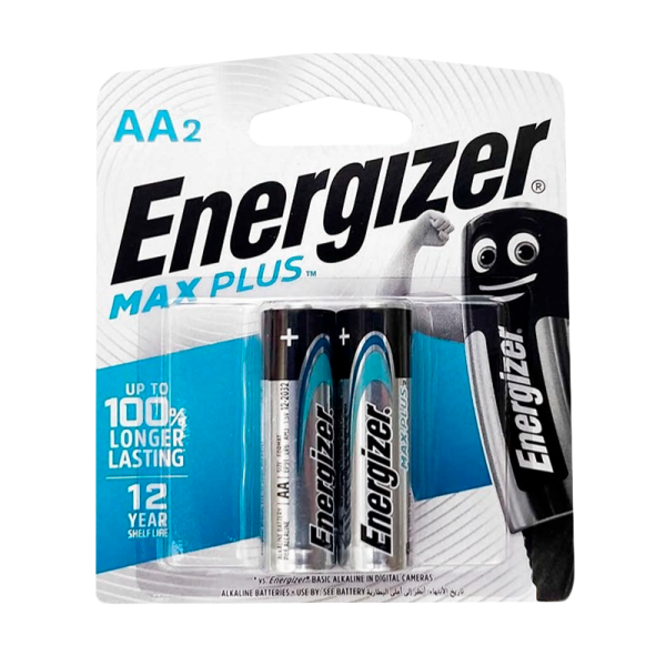Батарейка Energizer MAX Plus LR6 AA BL2 Alkaline 1.5V (2/24)