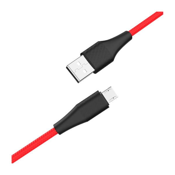 Кабель HOCO X32 USB (m)-microUSB (m) 1.0м 2.0A силикон красный (1/33/330)