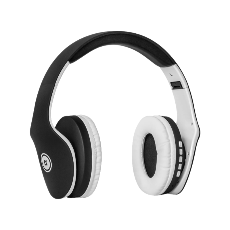 Наушники полноразмерные Defender B525 FreeMotion bluetooth 4.2 с микр. черный белый (1/40)