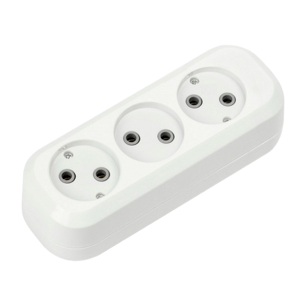 Колодка Smartbuy 3р.Б/З белый