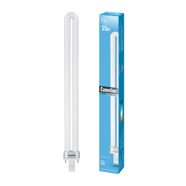 Лампа энергосберегающая Camelion T4 G23 11W 4200К 220-240V U-образная (1/5/50/200)