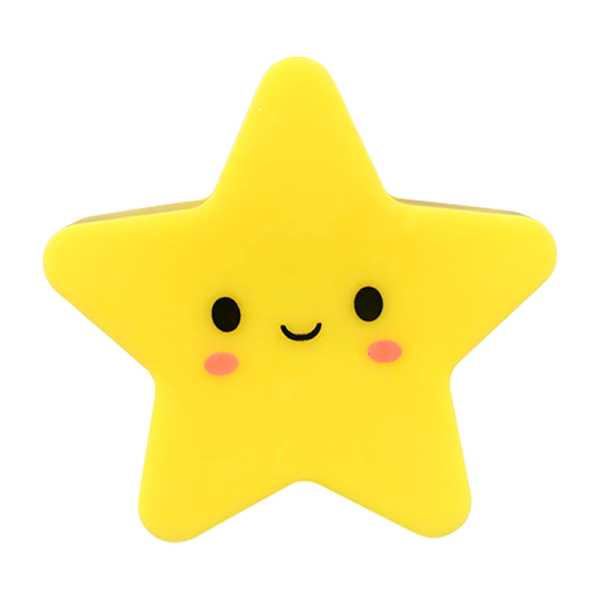 Ночник Camelion NL-240 "Звезда" 1LED 0.5W 220V в розетку желтый (1/24/72)