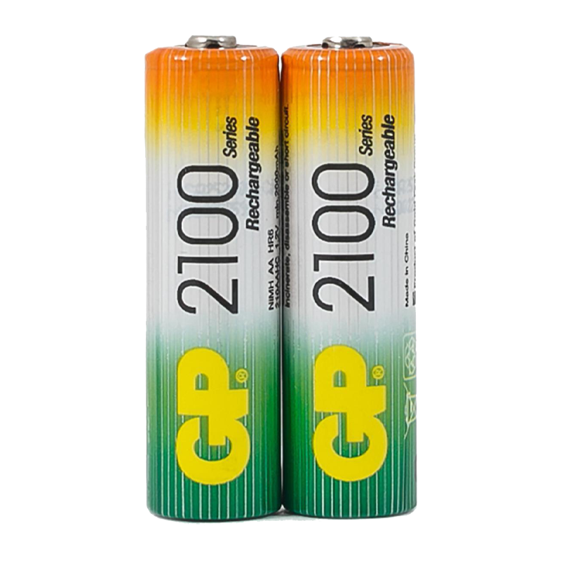 Аккумулятор бытовой GP HR6 AA BL2 NI-MH 2100mAh в пластиковой упаковке (2/20/200)