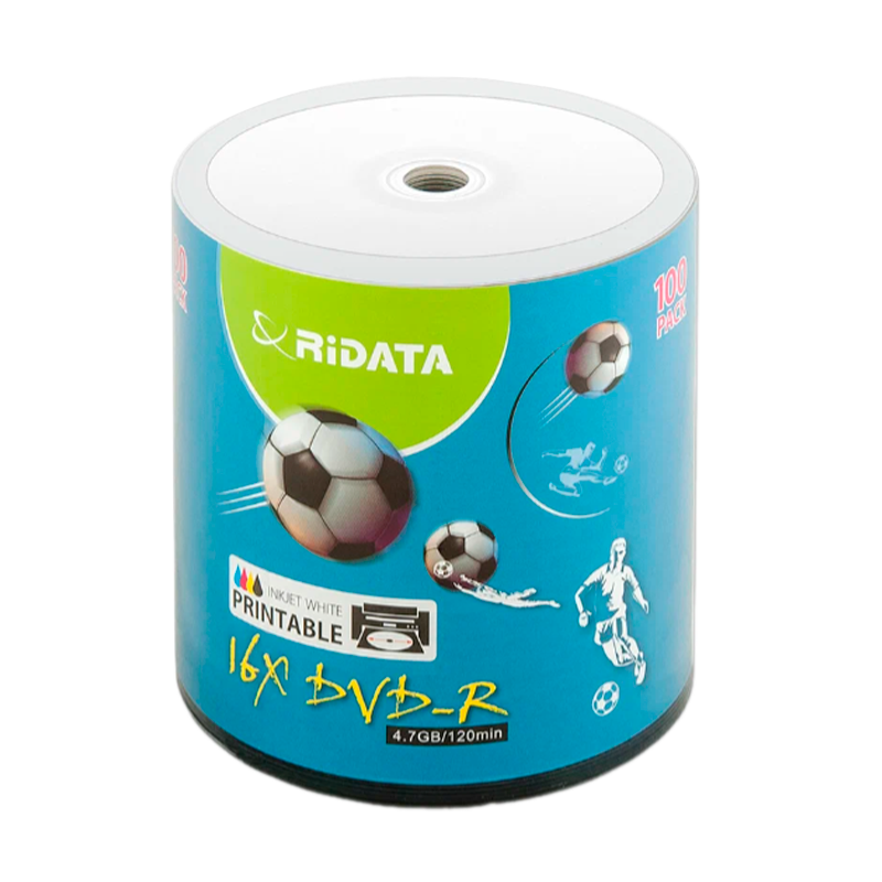 Диск DVD-R RIDATA 4.7GB 16x Shrink 100 (100/600)