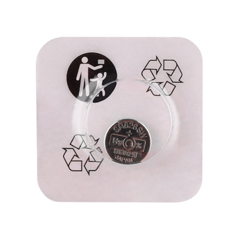 Батарейка Maxell 377 (SR626SW) BL1 Silver Oxide 1.55V 0%Hg (1/10/100)