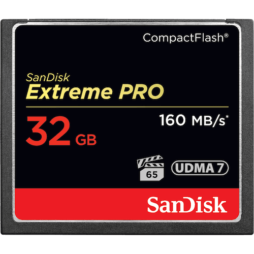 Карта памяти CF SanDisk Extreme Pro 32GB 1067x 160 МБ/сек UDMA 7