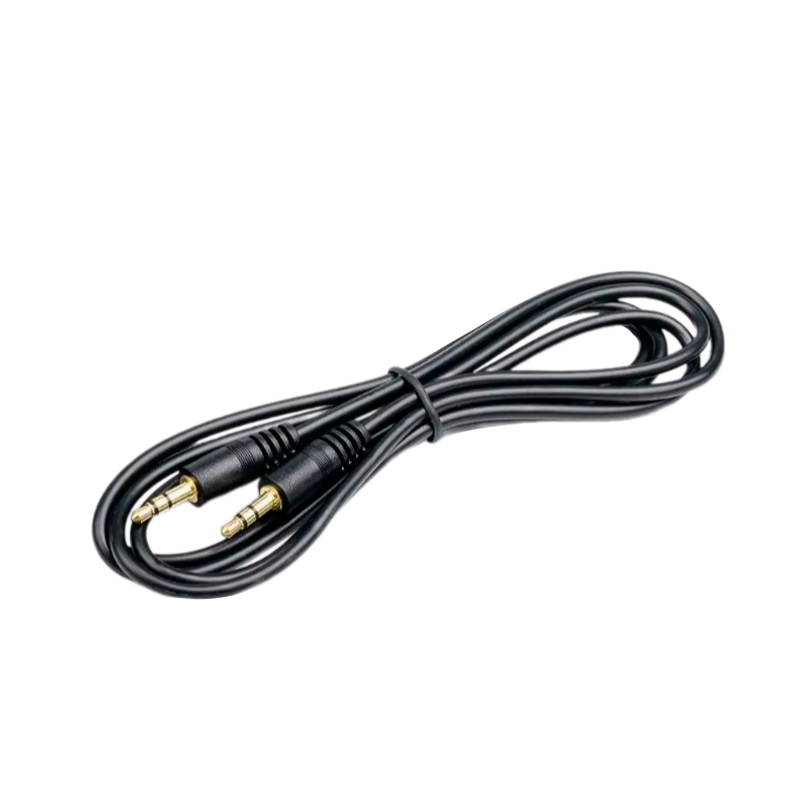 Кабель AUX Atcom Jack 3.5mm (m)-Jack 3.5mm (m) 1.5м силикон черный (1/10/200)