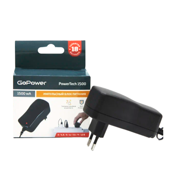 Блок питания GoPower PowerTech 1500 универсальн. импульсный (1/50)