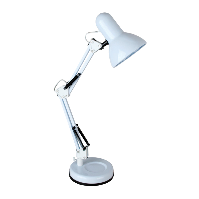 Светильник настольный Camelion KD-313 60W 230V E27 на основании белый (1/6)