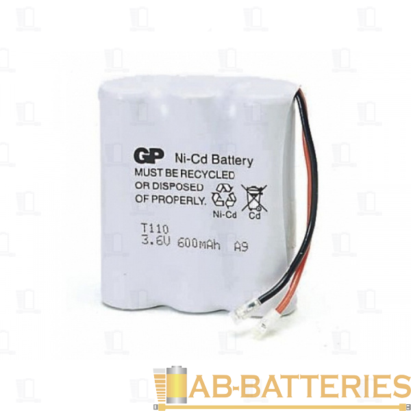 Аккумулятор для радиотелефонов GP T110 BL1 NI-CD 600mAh (1/10/100)