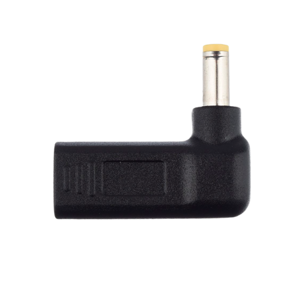 Адаптер GoPower Type-C (m)-5.5x2.5mm (m) черный