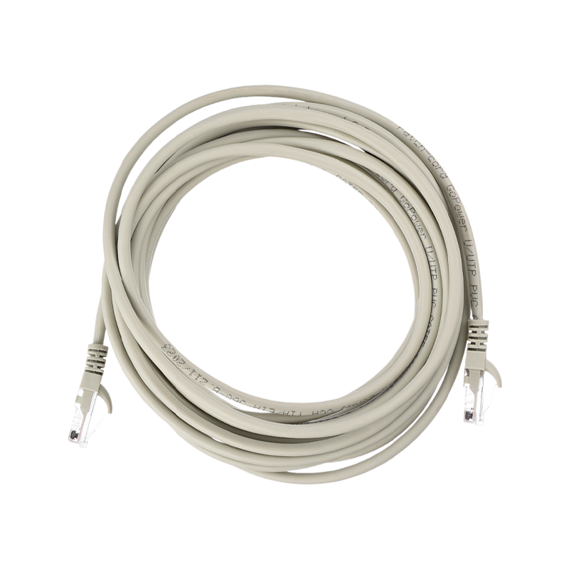 Патч-корд GoPower RJ-45 (m)-RJ-45 (m) 5.0м кат.5е ПВХ 26AWG CCA серый Premium Zip-Lock c подвесом