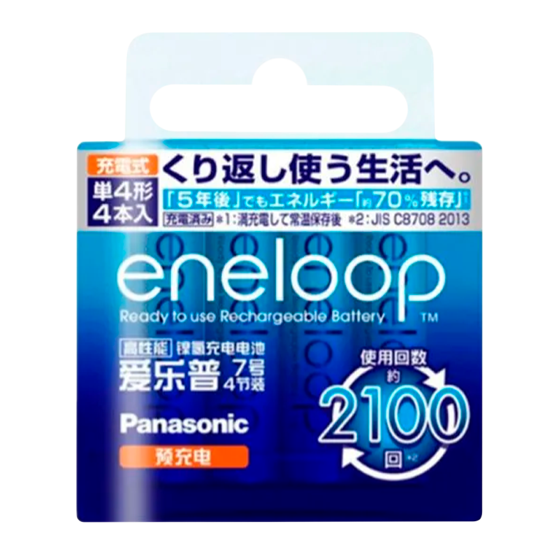 Аккумулятор предзаряженный RTU Panasonic HR6 AA BL4 NI-MH eneloop 2000mAh CN (Китай)