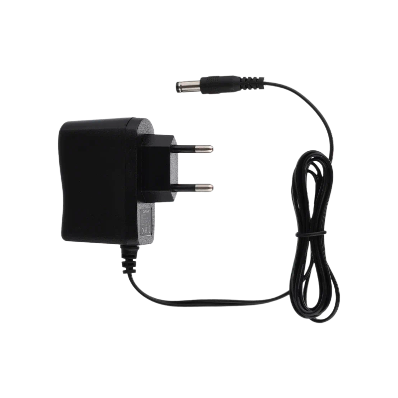 Блок питания GoPower 500mA 9V 5,5x2,5/12мм нестабилизированный отрицательная полярность (1/100)