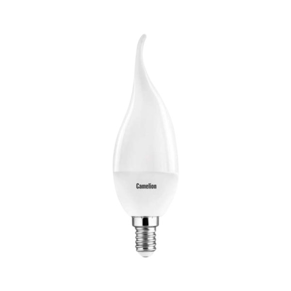 Лампа светодиодная Camelion CW35 E14 5.5W 3000К 172-265V свеча на ветру матовая