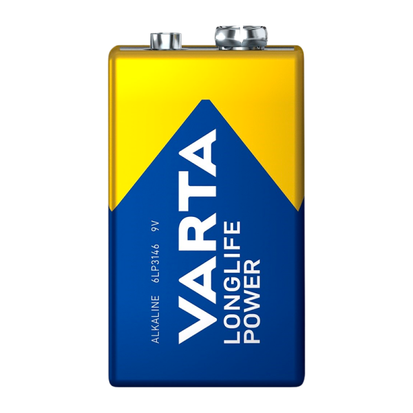 Батарейка Varta LONGLIFE POWER (HIGH ENERGY) Крона 6LR61 BL1 Alkaline 9V (4922) (1/10/50)