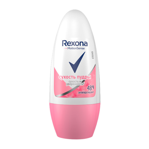 Дезодорант женский Rexona Сухость пудры роликовый 50мл (1/6)