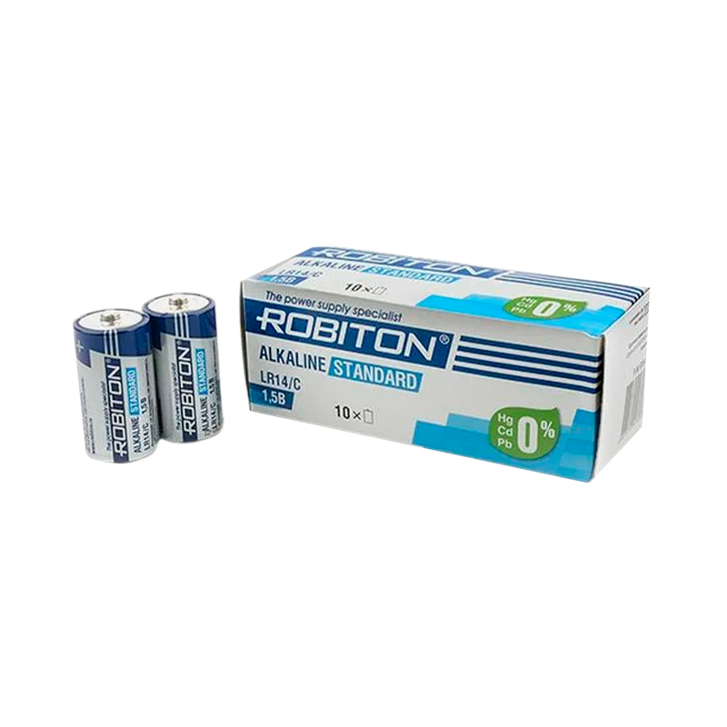 Батарейка ROBITON STANDARD LR14 BULK10, в упак 10 шт (10/240)