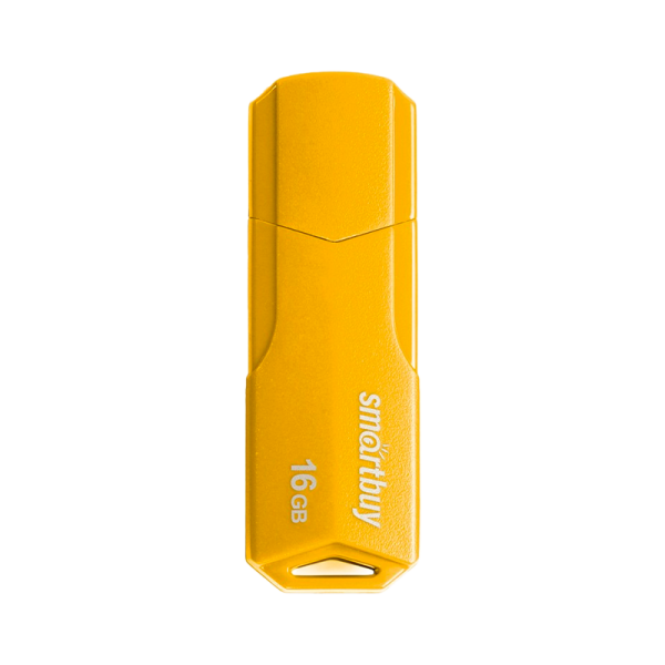 Флеш-накопитель Smartbuy Clue 16GB USB2.0 пластик желтый