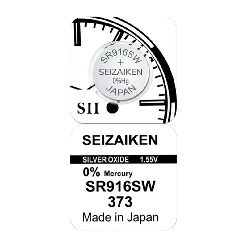 Батарейка SEIZAIKEN 373 (SR916SW) Silver Oxide 1.55V (1/10/100/1000)