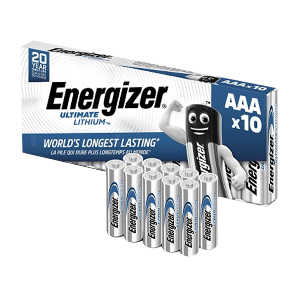 Батарейка Energizer Ultimate FR03 AAA BOX10 Lithium 1.5V (10/120)