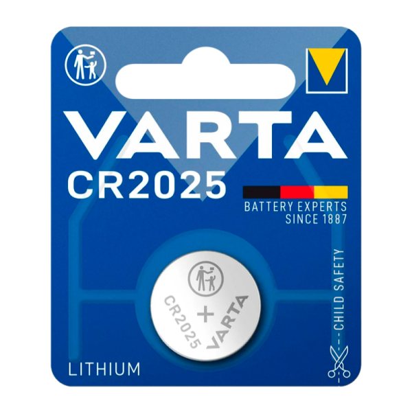 Батарейка Varta ELECTRONICS CR2025 BL1 Lithium 3V (6025) (1/10/100)